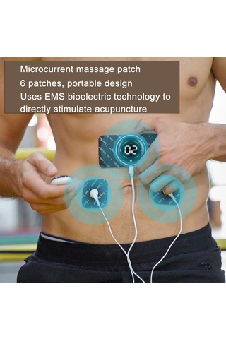 Servikal Masaj Ems Nabız Terapi Cihazı Tam Vücut Masaj Yaması, Spec: Uzaktan Kumandalı Tek Ana Bilgisayar Çok Renkli