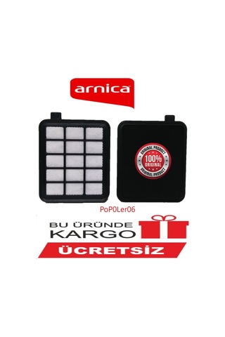 Arnica Pika Et14410 Süpürge Giriş Filtre Hepa Takımı (432544337)