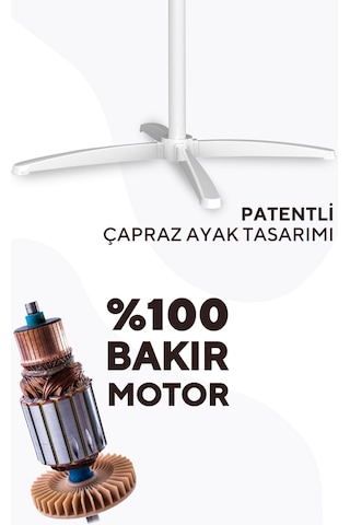 Kumtel KTF-290 16" Ayaklı Vantilatör