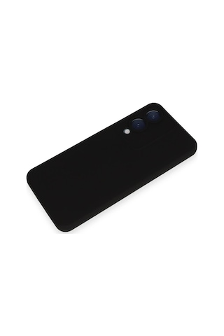 Newface - 941 - Vivo Y17s Kılıf Nano İçi Kadife Silikon - Csmo-tex - - Siyah Sıyah