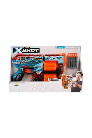36517 X-shot Skins Dread 12 Mermili Sünger Dart Atan Silah 31 Cm-nessiworldman