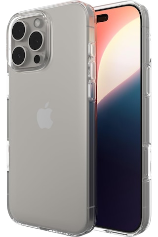 İphone 16 Pro Max İçin Zagg Crystal Palace Lite Kılıfı - Ultra İnce, Grafen Takviyeli Üstün Düşme Koruması, Sararma Önleyici Teknoloji, Kablosuz Şarj Uyumlu, Şeffaf Şeffaf