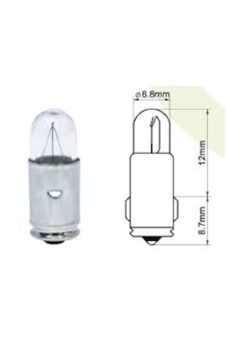 12 Volt 2 Watt 51 Minyon Ampul - 10 Adet