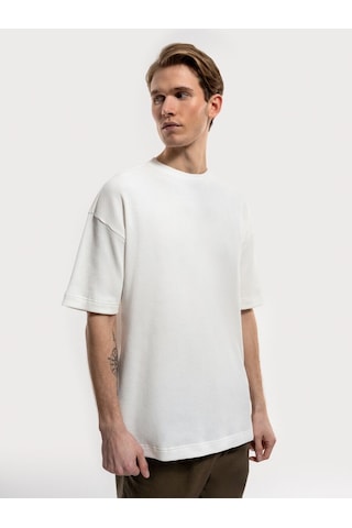 LOFT Regular Fit Erkek Tshirt K.kol Lf2035325 Q1.v1 Beyaz