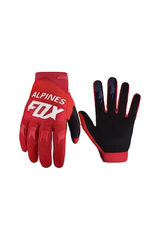 Fox Nfg-11 Korumalı 4 Mevsim Motosiklet Eldiveni - Kırmızı