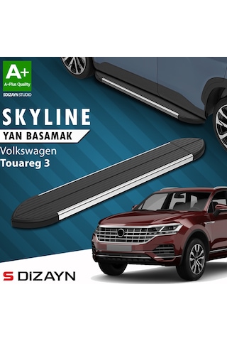 S-dizayn Vw Touareg 3 Skyline Krom Yan Basamak 193 Cm 2018 Üzeri A+ Kalite