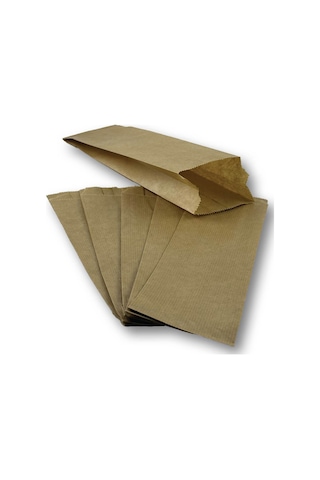 1 Kg Dürüm / Çatal - Bıçak - Kaşık Kraft Kese Kağıdı Ambalajı