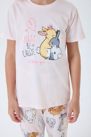 Rolypoly Kız Çocuk Pembe Pijama Takım Rp3774-c-v2 Pembe