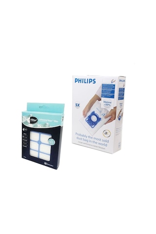 Philips Uyumlu Fc 9170 Performer Toz Torbası+karbonlu Hepa Filtre