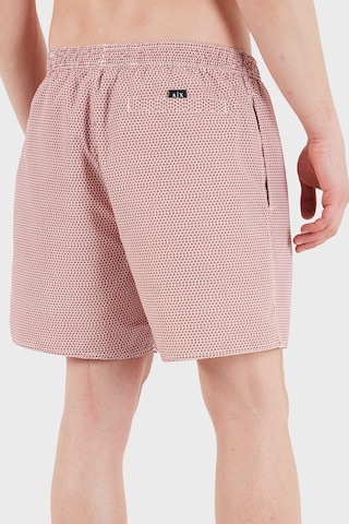 Armani Exchange Erkek Mayo Short Xm000832 Af22577 F1169 Kırmızı-beyaz