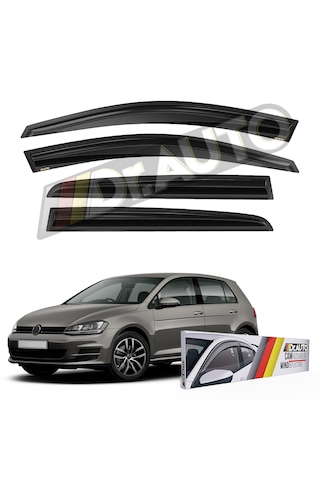 Volkswagen Golf 7 2013-2020 Cam Rüzgarlığı 4'lü