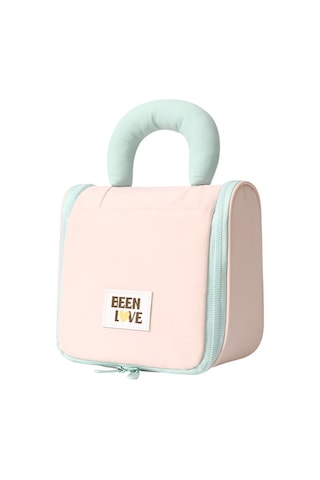 Kancalı Seyahat Kozmetik Saklama Çantası Pembe