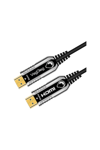 Veggieg 4k 60hz 18gbps Hdr Arc Hdcp Fiber Optik Hdmı 2.0 Kablo 150 Metre