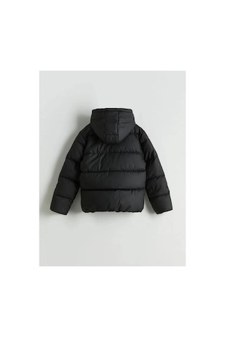LC Waikiki Lcw Kidssiyah Kapüşonlu Erkek Çocuk Şişme Mont New Blaçocuk Kız