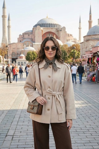 Lela Bayan Trençkot 6927651 Taş Taş