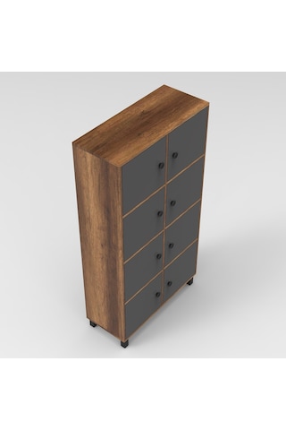 Robinhome Robin Home Vivaldi F Ofis Klasör Dolabı 8 Kapaklı Metal Ayaklı Ba
