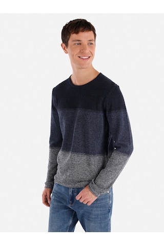 Colin's Colins Regular Fit Bisiklet Yaka Triko Lacivert Erkek Kazak Cl1064867 Lacivert