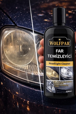 Far Temizleyici 230 Ml Far Parlatıcı Sararma Giderici Çizik Giderme Oto Bakım
