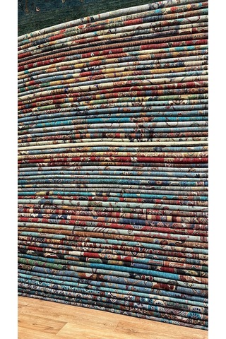 El Dokuma Afghan Halısı Bordo