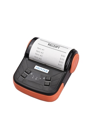CBTxGlobal MTP-3 3" 80 MM Fiş Yazıcısı + 1 Rulo Termal Kağıt Turuncu