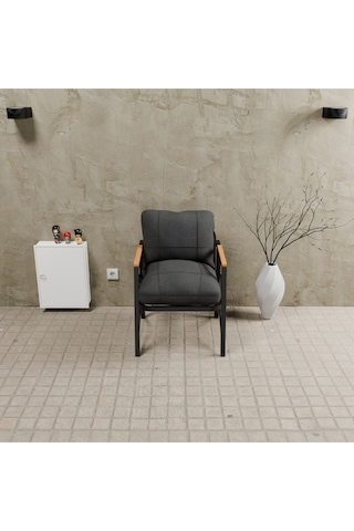 Mb Garden Furnıture Simetri Model, Balkon, Bahçe,cafe, Mutfak,metal Koltuk Takımı, Bahçe Takımı , Çay Seti, Tekli Koltuk Antrasit