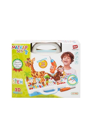 Urt014-001 3d Eğitici Matkap Seti Hayvanlar - Özel Seri B03.urt014
