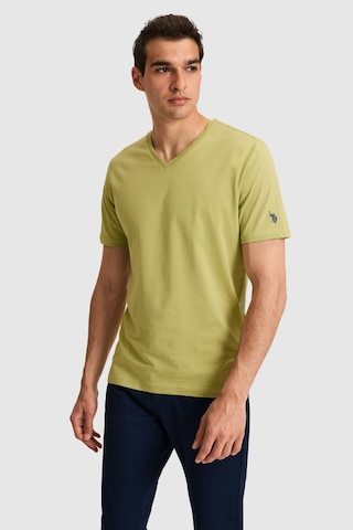 U.s. Polo Assn. Erkek Çağla Tişört Basic 50326944-vr016 Cagla
