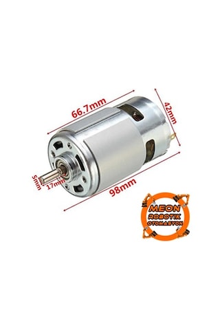 Rs775 Dc Motor 24V 15000 Rpm Mini Cnc Spindle