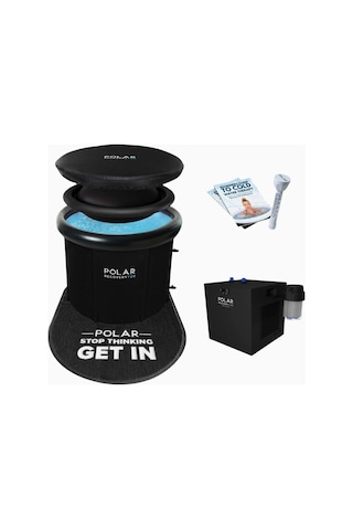 Polar Recovery Tub 2.0 Pro Ice Bath Pro, 90l Taşınabilir Buz Küveti Siyah