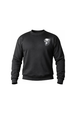 Dark Line Siyah Oversize Sweatshirt Siyah