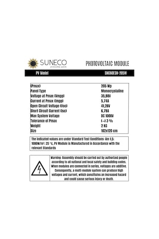 205 Watt Yarı Esnek Güneş Paneli Half Cut Monokristal Solar Güneş