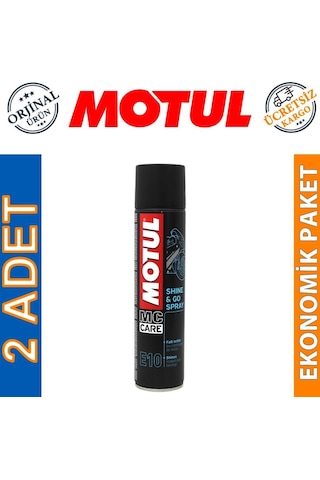 Motul E10 Shine & Go Spray 400 Ml Parlatıcı Sprey 2 Adet