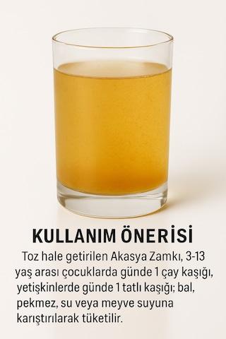 Sultanbahçe Arap Zamkı - Akasya Gamı %100 Doğal Prebiyotik Ve Lif Kaynağı