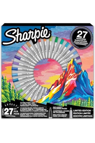 Sharpie Fine Permanent Markör Dağ - 27'li Kutu -2205231