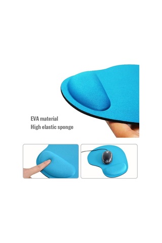 Yeşil Fonken Mouse Pad Ergonomik Rahat Bilek Dinlenme Mouse Pad Bilgisayar Masası Dizüstü Dizüstü Oyun Mousepad'leri