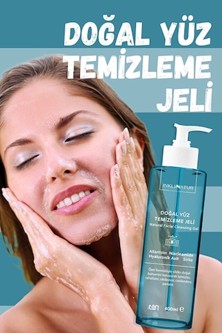 Inklınatur Lifestyle & Cosmetics Doğal Yüz Temizleme Jeli 400 ML