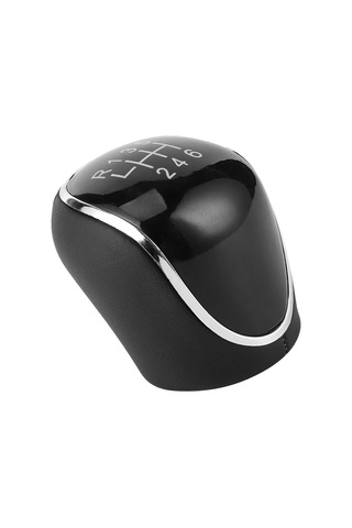 Wezone Ford Focus, C-max, Kuga İçin 6 Vites Kayışlı Deri+plastik Vites Topu - Dayanıklı, Anti Kayma, Kolay Kurulum