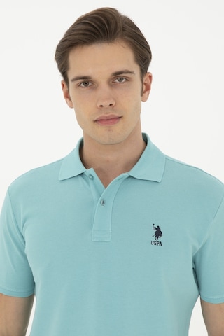 U.S. Polo Assn. Erkek Slim Fit Polo Yaka Mint Basic Tişört 50279613-VR090