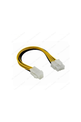 Atx 4Pin Dişi Eps 8Pin Erkek Güç Kablosu Adaptörü Cpu Güç