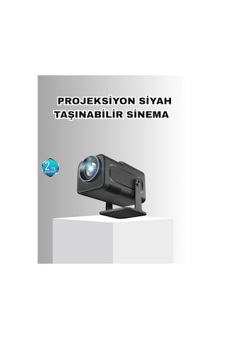 Taşınabilir Akıllı Projeksiyon Hdmı Usb Uyumlu Oyun Destekli Kompakt