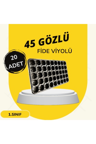20 Adet 45 Göz Fide Viyolü Fidelik Tohum Saksısı Fidan Viyol