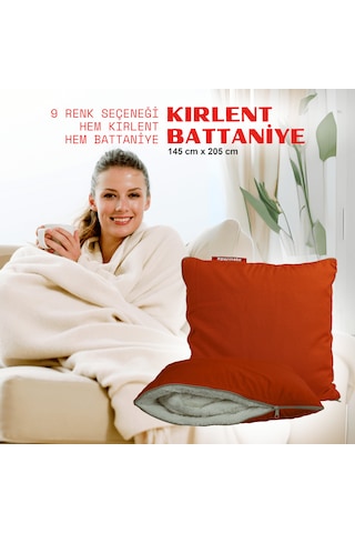 Xpermate Tv Battaniye Yastık Welsoft Battaniye 145x205 Kremit