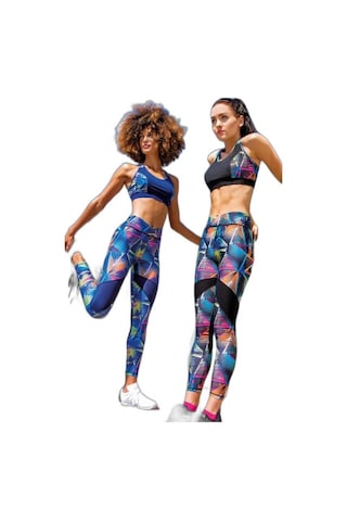 Yeni Inci T131 (Yoga-Fıtness-Pilates-Koşu) Sporcu Taytı Tek Alt Çok Renkli