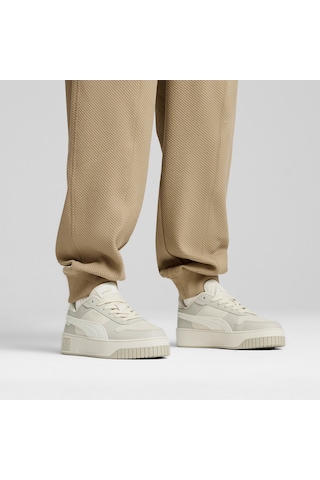 Puma Carina Street Animal Fever Kadın Bej Sneaker Bej