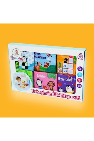 Bez Kitap Seti Bebeğimin İlk Kitapçık Seti Hışırtılı Kitap Seti