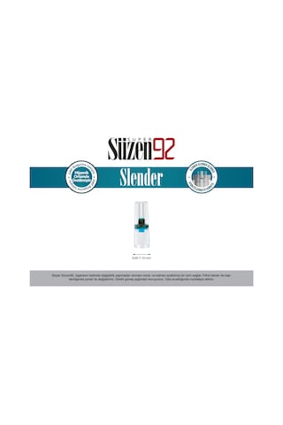 Süzen92 Sigara Ağızlığı Filtresi Slender 300'lü Ekonomik Paket + 1 Adet Taşıma Kutusu