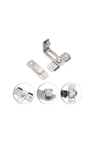 90 Derece Dik Açı Paslanmaz Çelik Kapı Kilidi, Güvenlik Kapı Kilidi, 4 İnç Kapı Kilidi