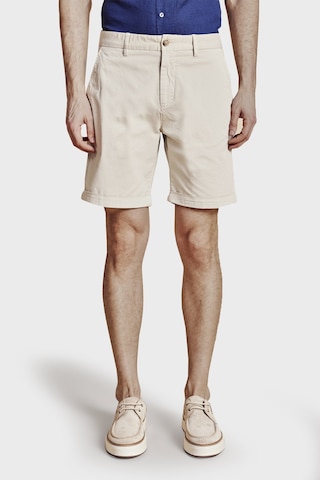 Brooks Brothers Pamuklu Duble Paça Normal Bel Bermuda Şort Erkek Şort Bbss26mso004142 Bej