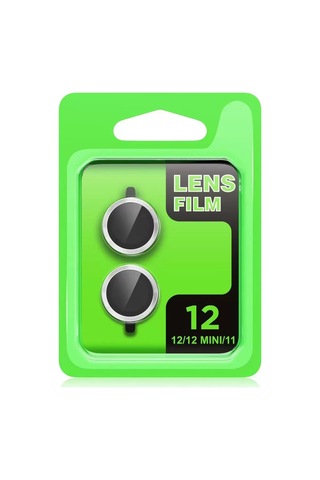 Apple Apple iPhone Uyumlu 11 Raze Metal Kamera Lens - Gümüş