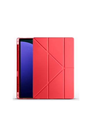 Teleplus Samsung Galaxy Uyumlu Tab S10 Ultra Sm-x926b Kılıf Trifolding Smart Katlanabilir Standlı Kapak Kapaklı Kılıf